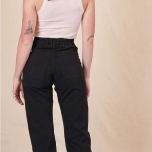 Big Bud Press Basic Black Work Pants Size M Tall